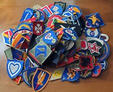 Large Lot WWII and Post WWI Patches Insignias Collection 189+ with Guide picture