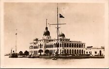Vtg Port Said Egypt Suez Canal Office 1940s RPPC Real Photo Postcard picture