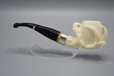 Carved CLAW  Pipe Block Meerschaum-NEW Handmade W CASE#1689 picture