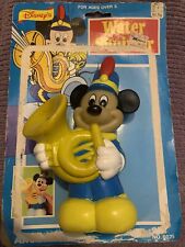 Vintage Walt Disney Mickey Mouse Squirter Water Toy Band Leader Arco Toys 6075 picture