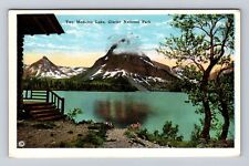 Glacier National Park- Two Medicine Lake, Antique, Vintage Souvenir Postcard picture