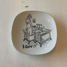 I Quit Pee on Desk Piss On It Humor Trinket Plate picture