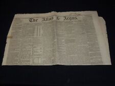 1856 DEC 27 THE ATLAS & ARGUS NEWSPAPER -PRESIDENTIAL ELECTION RESULTS- NP 3877C picture
