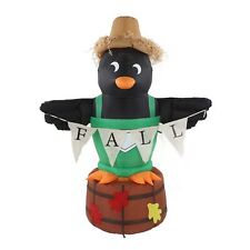 Inflatable Scarecrow Decor, 68.1x53.1x29.5in Fall Thanksgiving Harvest Inflat... picture