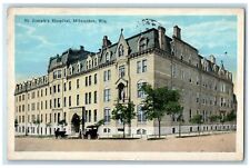 1925 Exterior View St Joseph Hospital Building Milwaukee Wisconsin WI Postcard picture