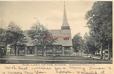 VT, Woodstock, Vermont, Our Lady Of The Snows Church, 1907 PM, AB Morgan picture