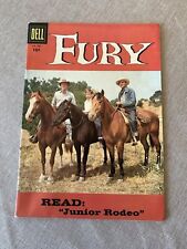 Dell Publishing FURY Junior Rodeo Issue No. 885 Vintage 1958 Horse Comic picture