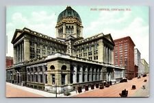 Chicago IL- Illinois, United States Post Office, Antique, Vintage Postcard picture