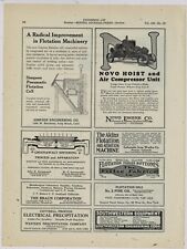1925 Novo Engine Co. Ad: Combination Hoist & Compressor Outfit - Lansing, MI picture