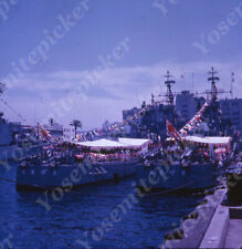 sl48 Vintage Slide 1965 San Diego Japanese Destroyers navy Pier DUP 503a picture
