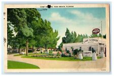 c1940's Camp Gordon Office Vero Beach Florida FL Unposted Vintage Postcard picture