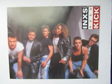 INXS WORLD TOUR KICK - FUNKY POSTER - 1987 1988 - 16 X 20 - quantity 2 picture