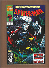 Spider-man #10 Marvel Comics 1991 Todd McFarlane WOLVERINE APP. NM- 9.2 picture