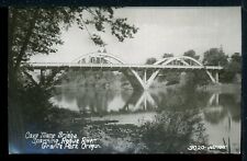 RPPC Grants Pass OR Cave Mans Bridge Rogue River Vintage Postcard Art-Ray 3020 picture
