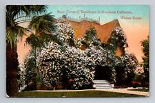 CA-California, Red Covered Residence, Scenic View, Vintage Postcard picture