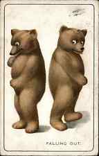 1911 Ramsgate Cancel PC Teddy Bears Fighting Fight 