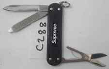 Supreme Black Alox Victorinox Classic Scale Swiss Army Pocket Knives 58mm picture
