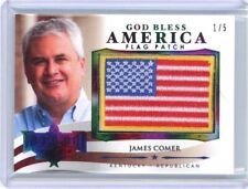 2024 2022 JAMES COMER DECISION GOD BLESS AMERICA FLAG RELIC #ED 1/5 picture