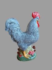 Ceramic Porcelain Rooster Chicken Figurine Free Standing Table Top 9