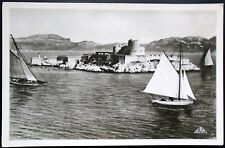 RPPC Sailboats, Island Fortress of Chateau d’If, Near Marseille, France picture