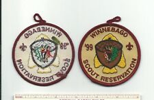 SCOUT BSA 1999 WINNEBAGO RESERVATION CAMP PATCH WATCHUNG COUNCIL MERGED NJ BADGE picture