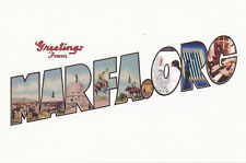 TX Marfa Greetings from Marfa.org Texas News & Views - 4x6 chrome Postcard picture