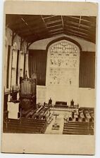 Cheltenham College former Chapel, Organ , Religious CDV Photo Gloucestershire UK picture