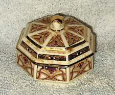 Lenox Majestic Royal Garnet Trinket Box 2.5