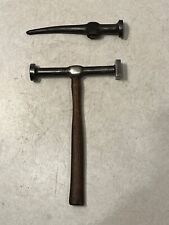 Lot of 2 Vintage Auto Body Hammers 1- Fairmount 56GB & 1- Unbranded picture