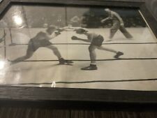 PAULINO UZCUDUN in Ring Action With KO CHRISTNER 1929 Framed 7x5 ORIGINAL  picture