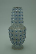 BACCARAT DIAMANTS PIERRERIES BLUE GOLD NIGHT WATER DECANTER GLASS CRYSTAL FRANCE picture