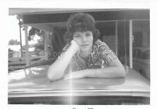 Vintage FOUND PHOTOGRAPH b & w EARLY 60's GIRL Snapshot ORIGINAL 21 47 G picture