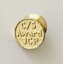 C/S Award JCP Pin Badge JC Penny Gold Style Rare Vintage (L37) picture