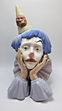 Lladro # 5129 JESTER Sad Clown, issued 1982, Retired 2000 - 12