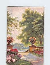 Postcard Garden Tree Pathway Art Print picture