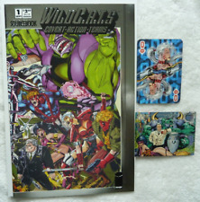 Image Comics: WildC.A.T.S Sourcebook #1, NM with free trading and playing card picture