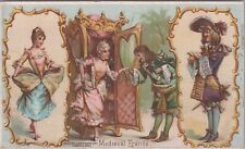 Arbuckle Coffee Antique Victorian Trade Card c1890s~#49 Medieval France 6841ad picture