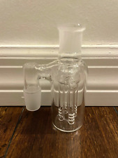 18MM CLEAR HOOKAH WATER PIPE ASH CATCHER 4ARM TREE PERC 90DEGREE picture