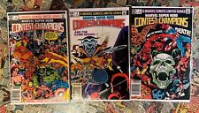 Marvel Super Heroes Contest of Champions # 1 2 3 (1982) Complete Set Mid-Grade picture