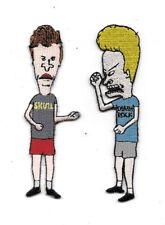 Beavis and Butthead Figures Die-Cut Embroidered Patch Set of Two NEW UNUSED picture