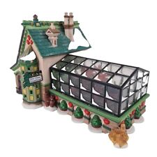 🚨 Department 56 Mrs. Claus Greenhouse 56395 North Pole Christmas House Retired picture