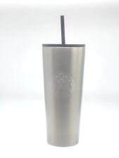 STARBUCKS BRUSHED STAINLESS STEEL 24oz Beverage cup 2022  No Box picture