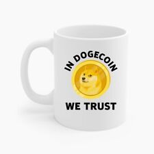 In Dogecoin We Trust Blockchain Doge Cryptocurrency Coffee Mug Travelers picture