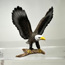 Schleich 14634 LANDING BALD EAGLE Wings Spread Retired Animal figure 2010 picture