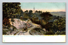 TUCKs Horse Buggy Government Blvd Crest Missionary Ridge Chattanooga TN Postcard picture