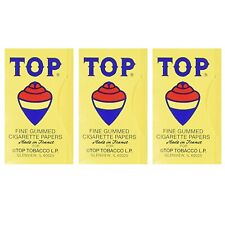 3 Booklets TOP Cigarette Rolling Papers picture