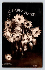 c1907 RPPC Happy Birthday Bouquet of Flowers Real Photo Postcard picture