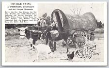 The Old West Still Lives - Orville Ewing - Animals - Pritchett, CO - Postcard picture