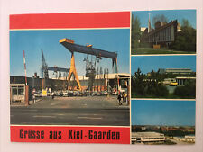 Grusse Aus Kiel Gaarden Germany Vintage Postcard picture