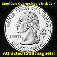 Steel Core Quarter Magic Trick Coin - Coin MAGIC Trick - Real Quarter Coin picture